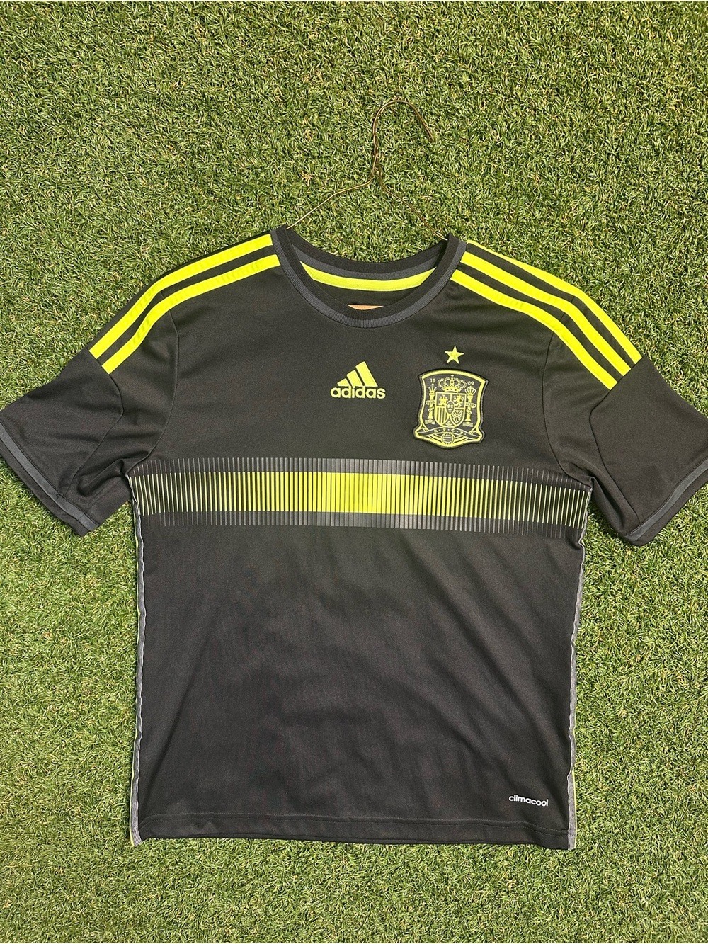 Adidas Kids Spain Authentic Soccer Jersey